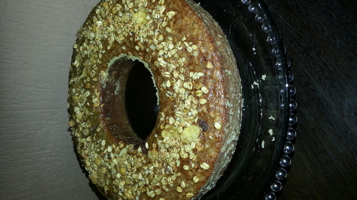 Bolo de banana integral