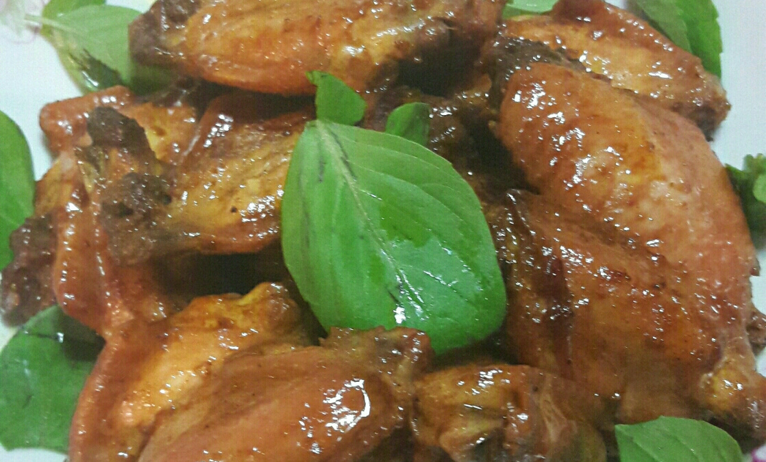 Asinha de frango ao vinho