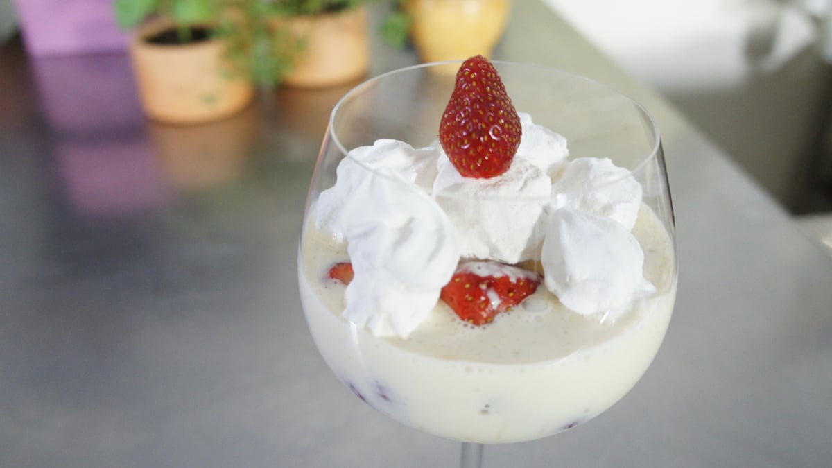 Gelado de morango