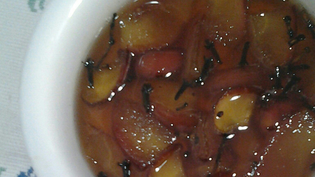 Maçã caramelada
