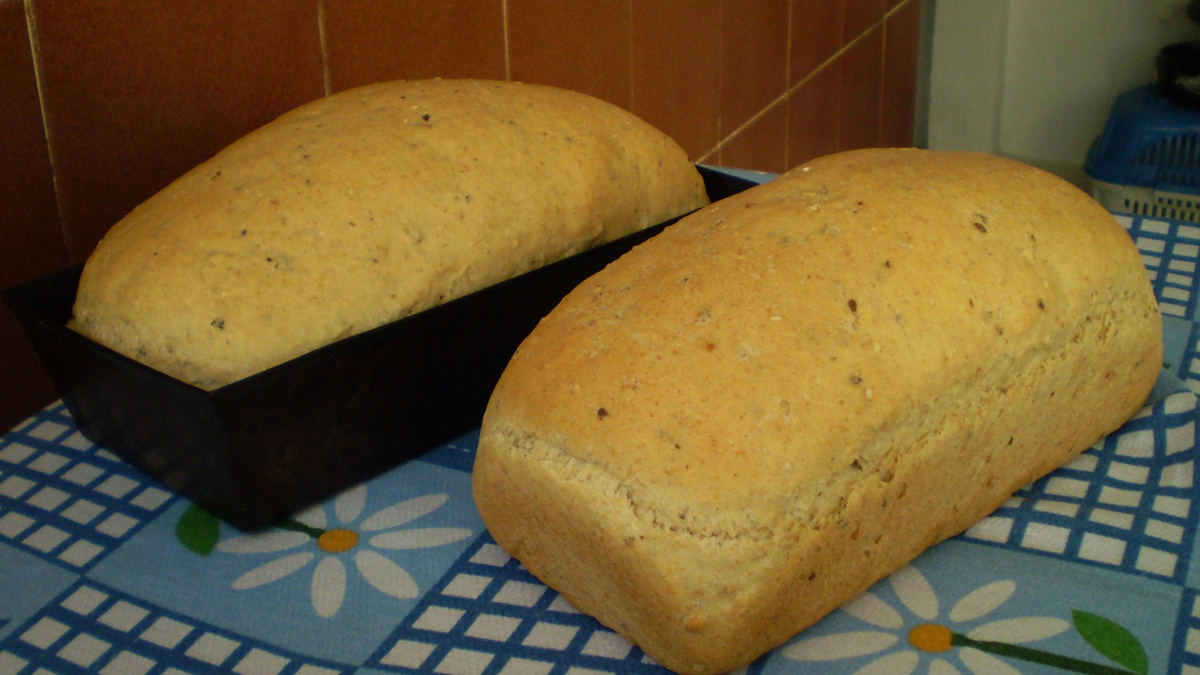 Pão integral da Bazzo - com dicas