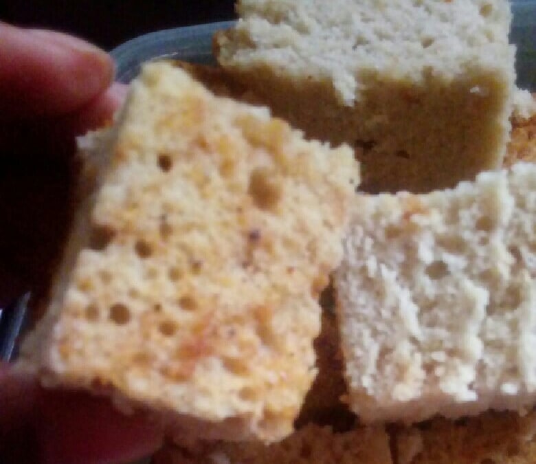 Bolo de maçã sem gordura