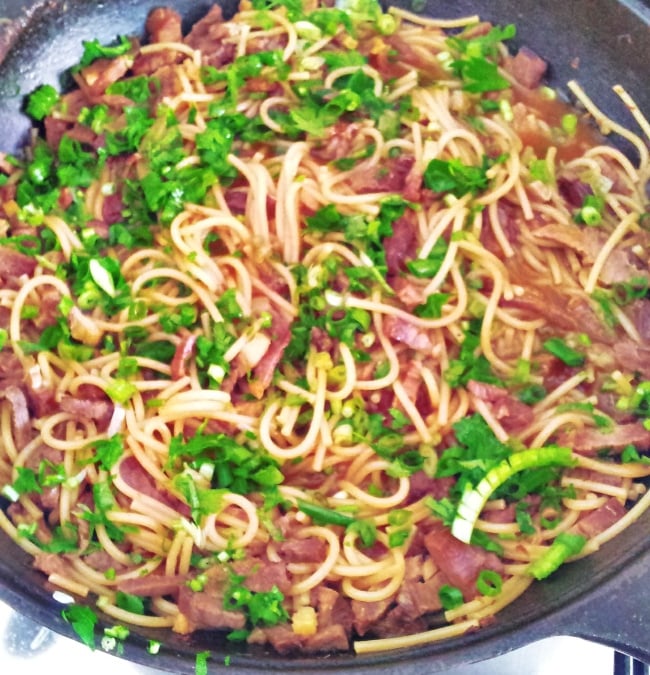 Macarrão carreteiro