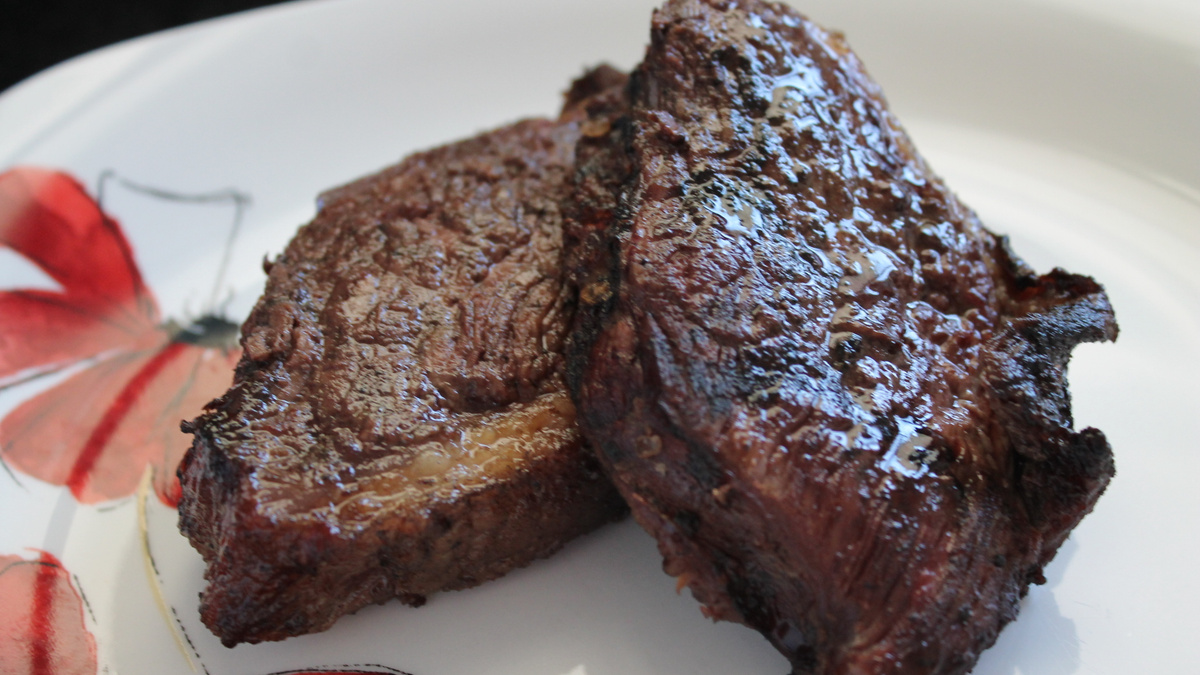 Picanha no alho e sal grosso
