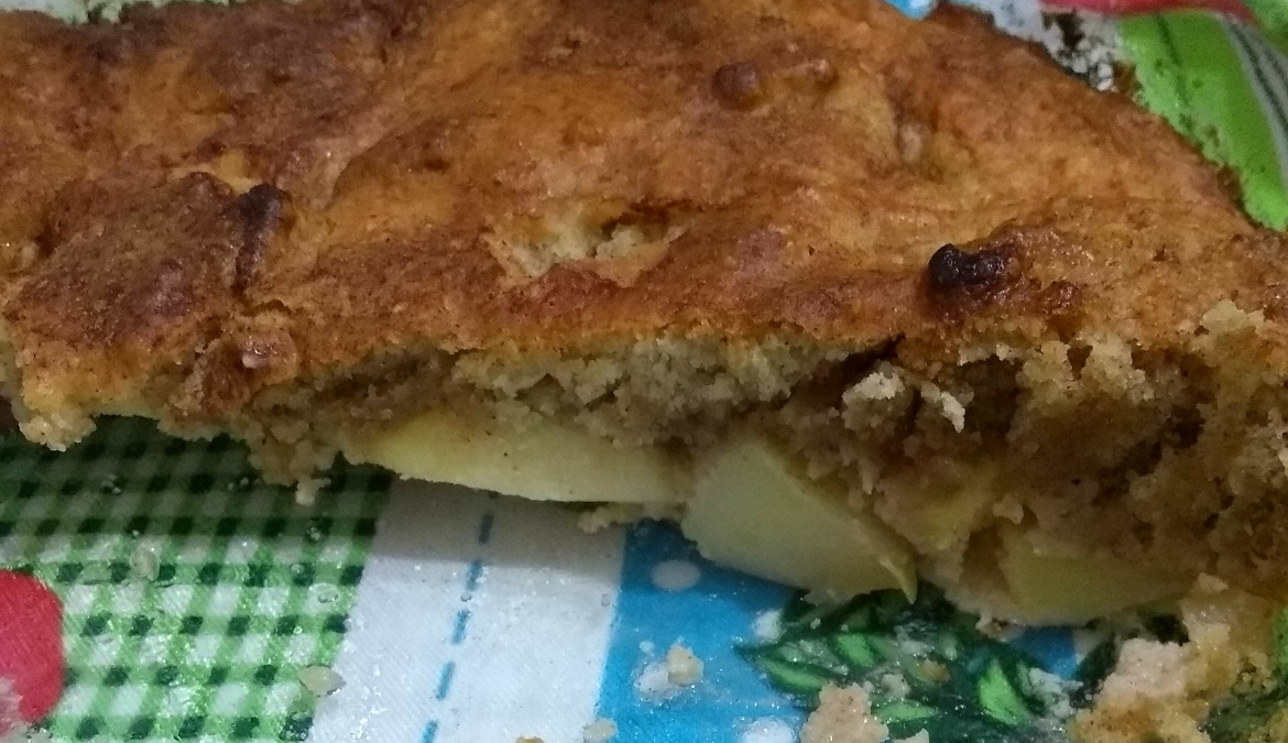 Bolo de maçã sem glúten