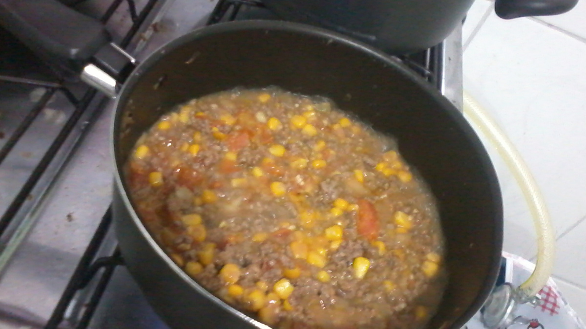Carne moída saborosa