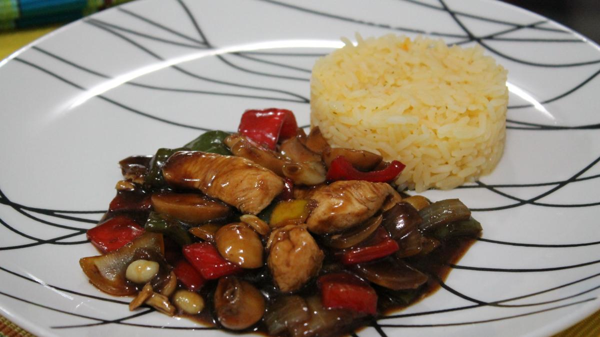 Frango Xadrez Vegano Receita por Marina - Cookpad