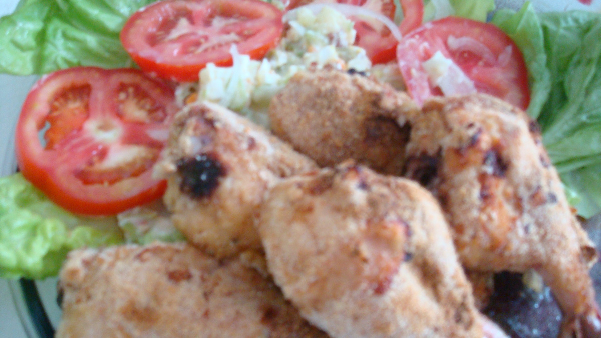 Frango de forno à milanesa