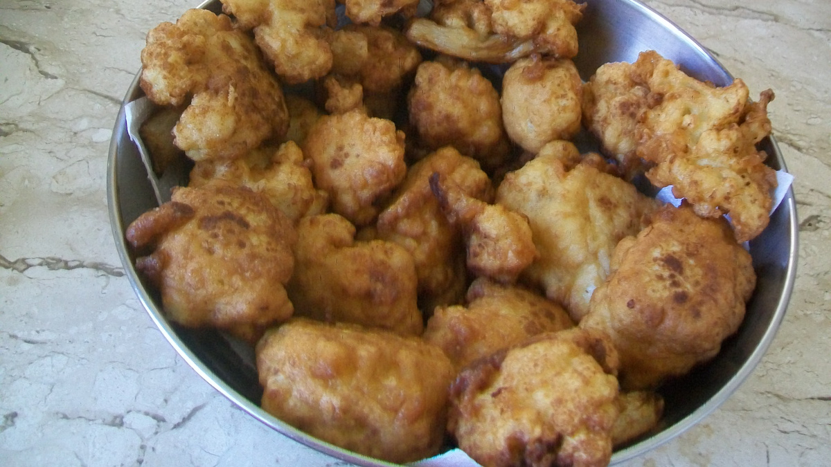 Couve-flor empanada