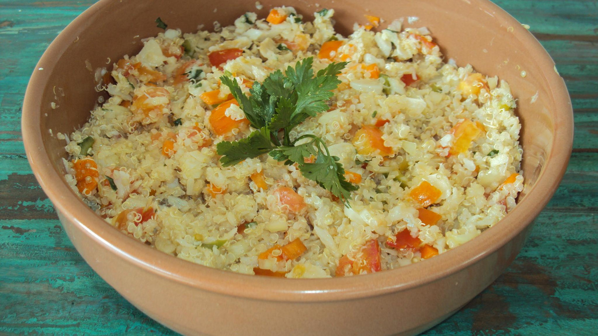 Quinoa com Bacalhau para Semana Santa