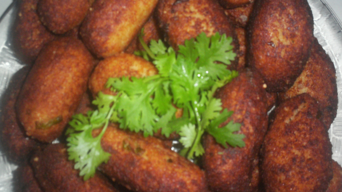 Bolinho de arroz com soja