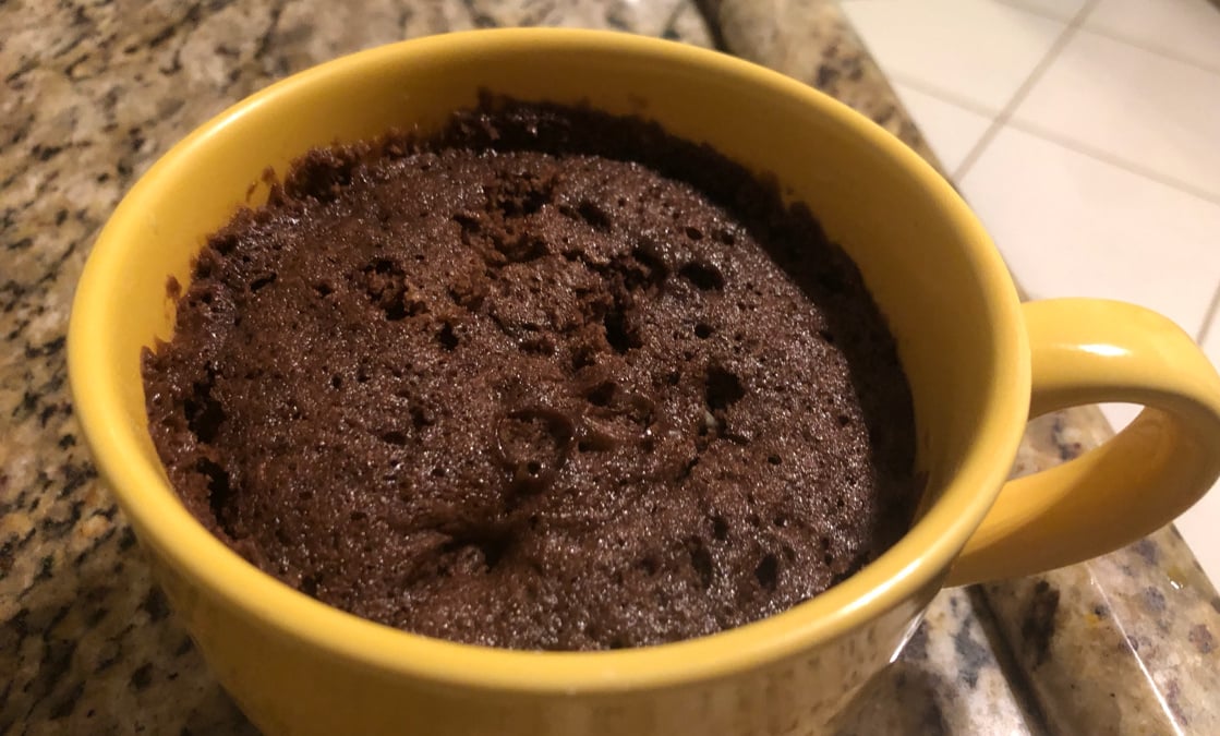 Bolo de caneca (micro-ondas)