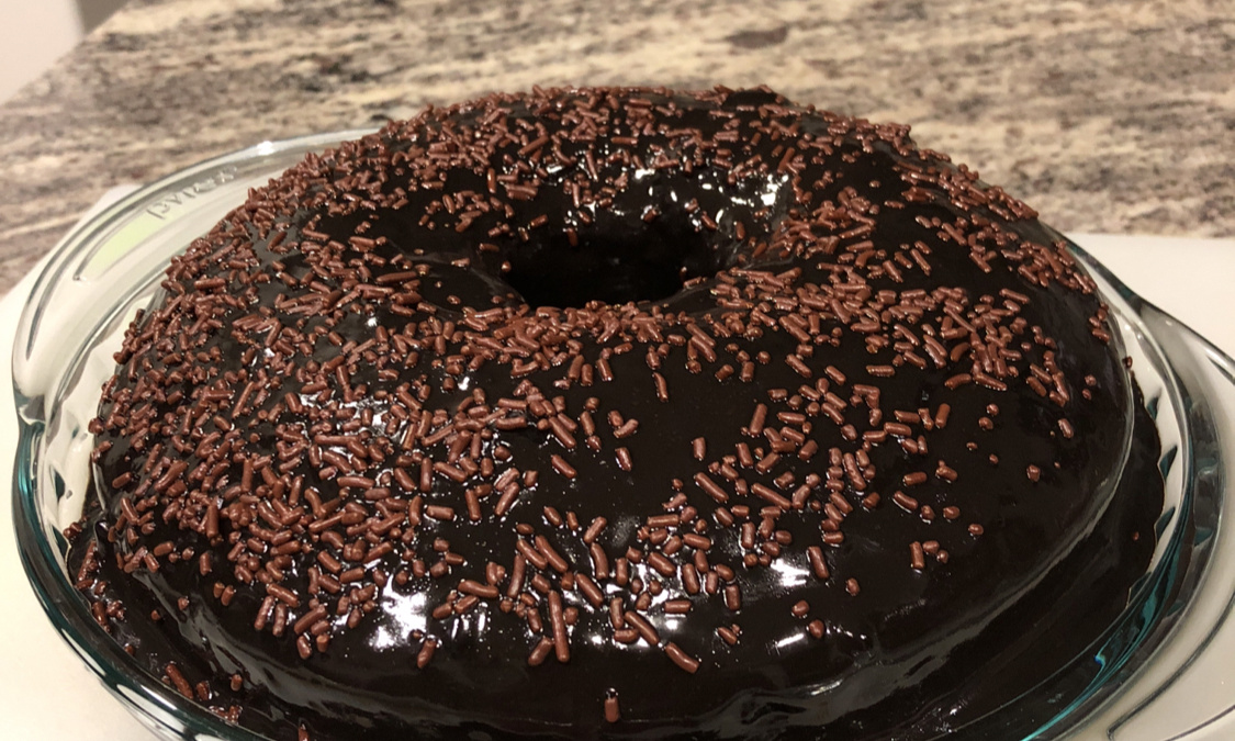Bolo de chocolate com farinha integral Light