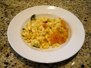 Macarrão ao queijo cheddar