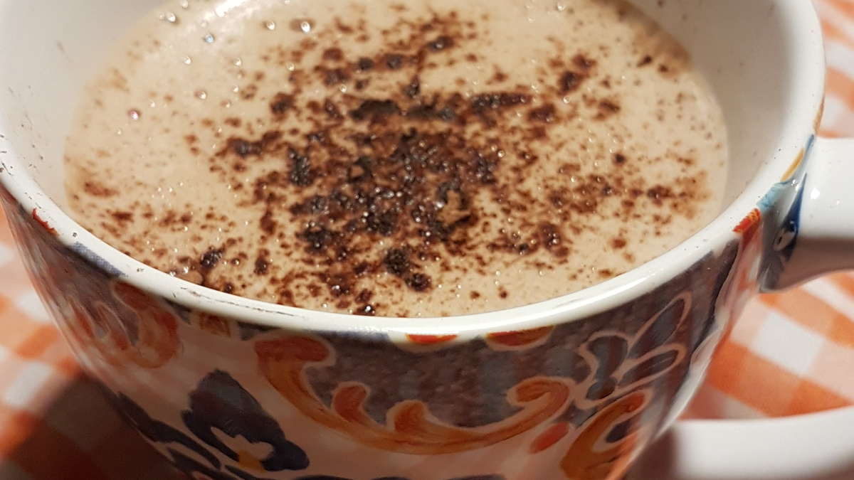 Chocolate quente cremoso