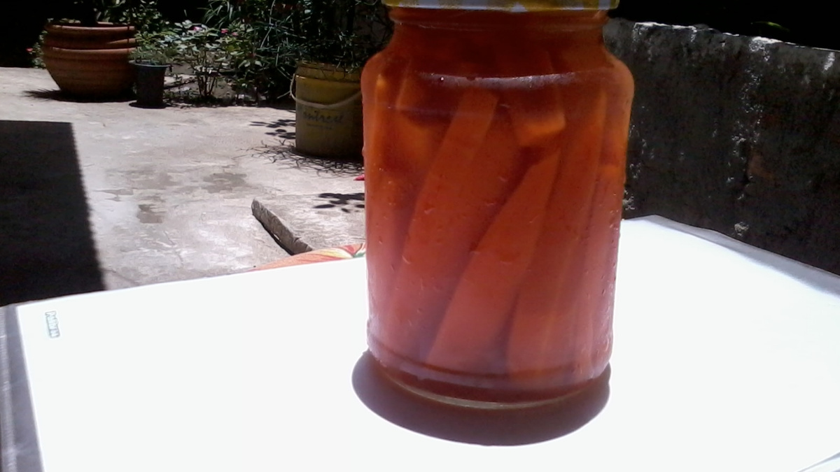 Conserva de cenoura