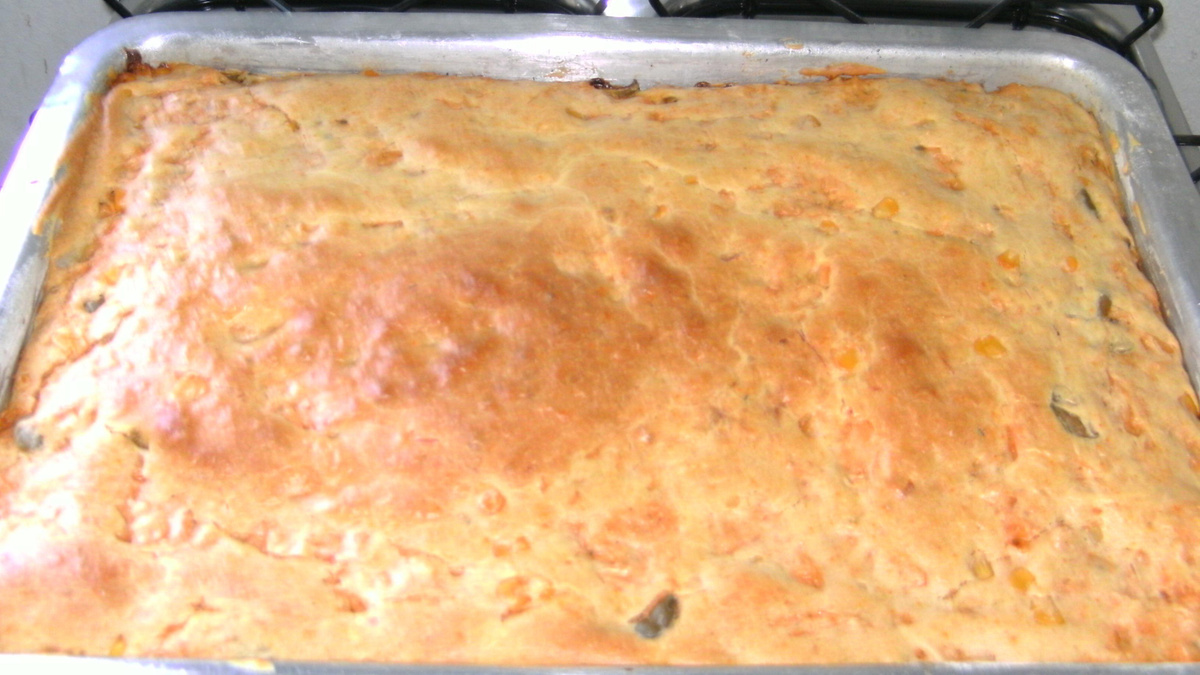 Torta de frango no liqüidificador