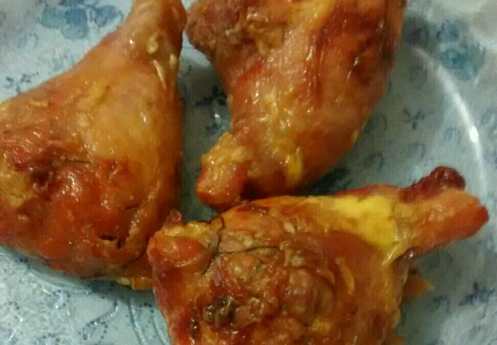 Coxa de frango recheada