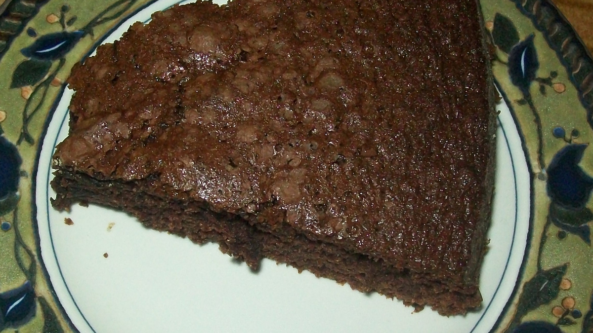 Bolo de chocolate muito fofo