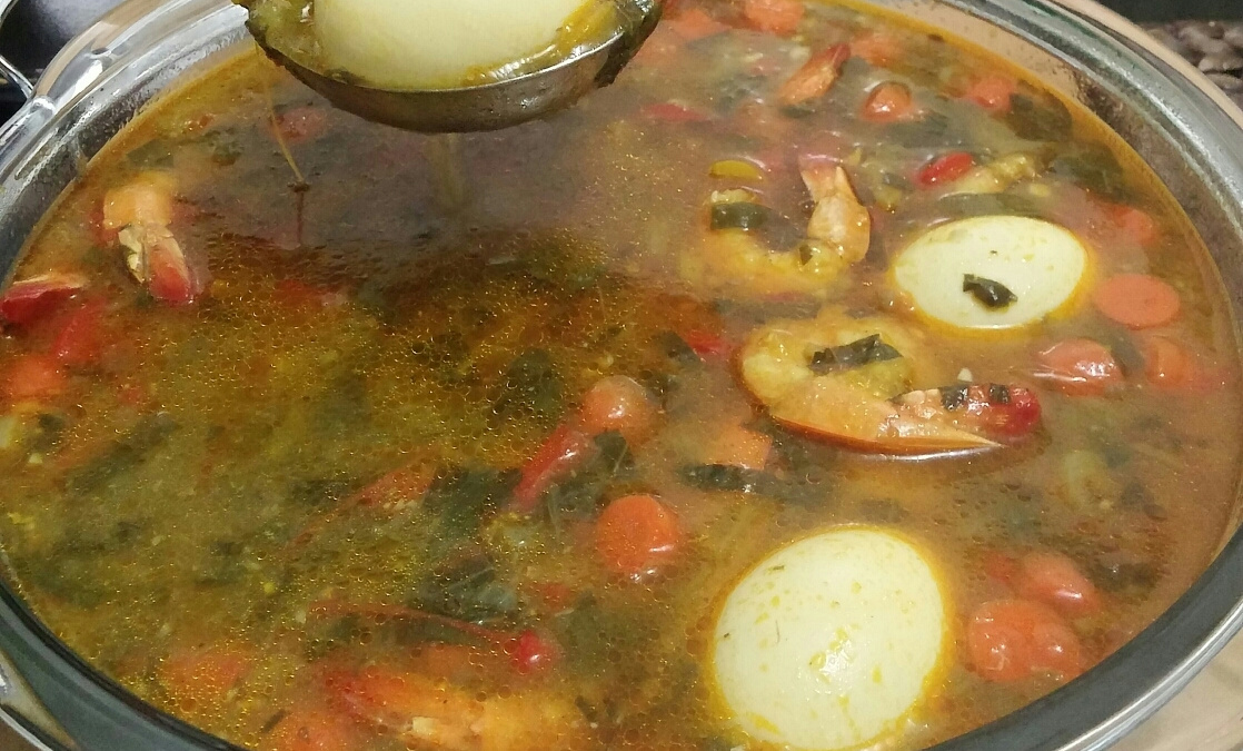 Caldo de camarão