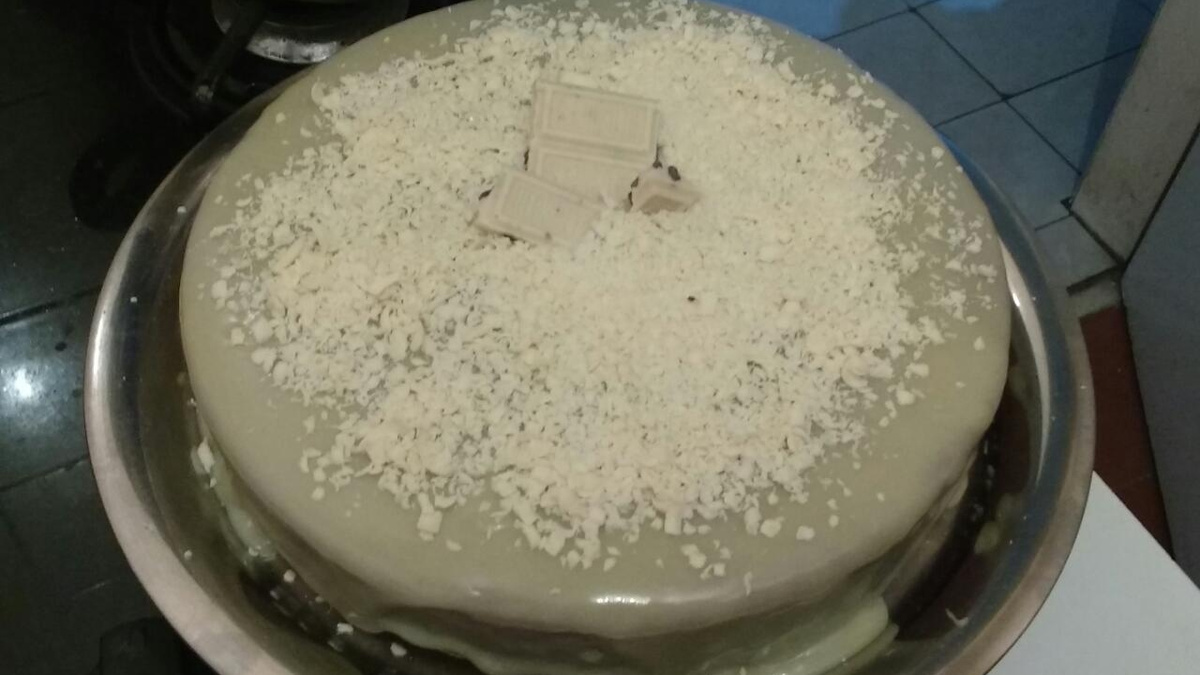 Calda de chocolate branco