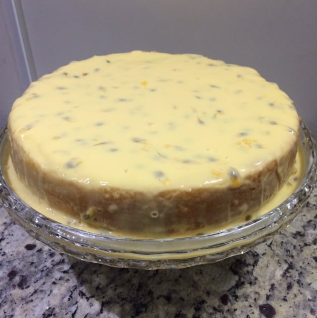Bolo gelado de maracujá