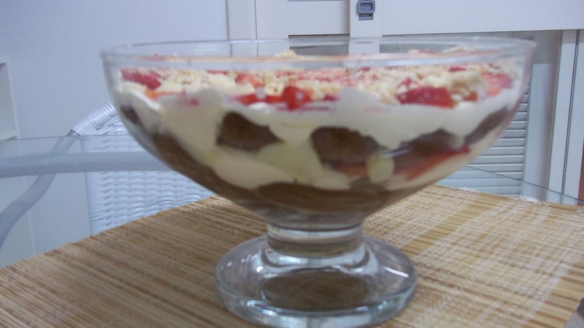 Pavê de morango