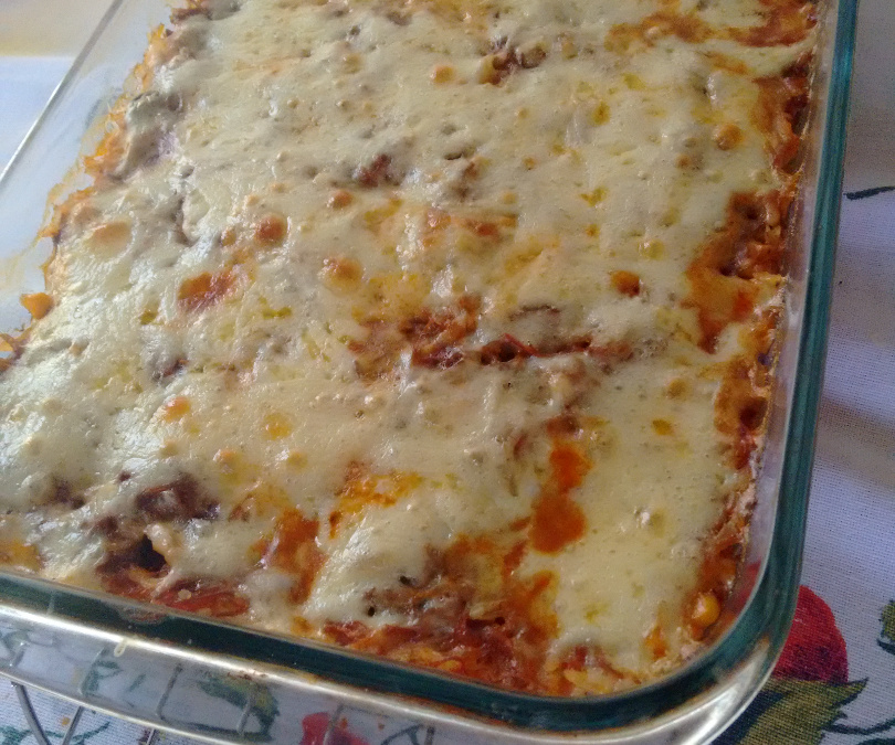 Almoço com sobras de carne