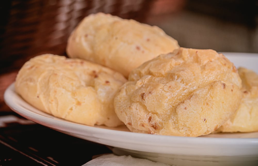 Pão de queijo de sanduicheira