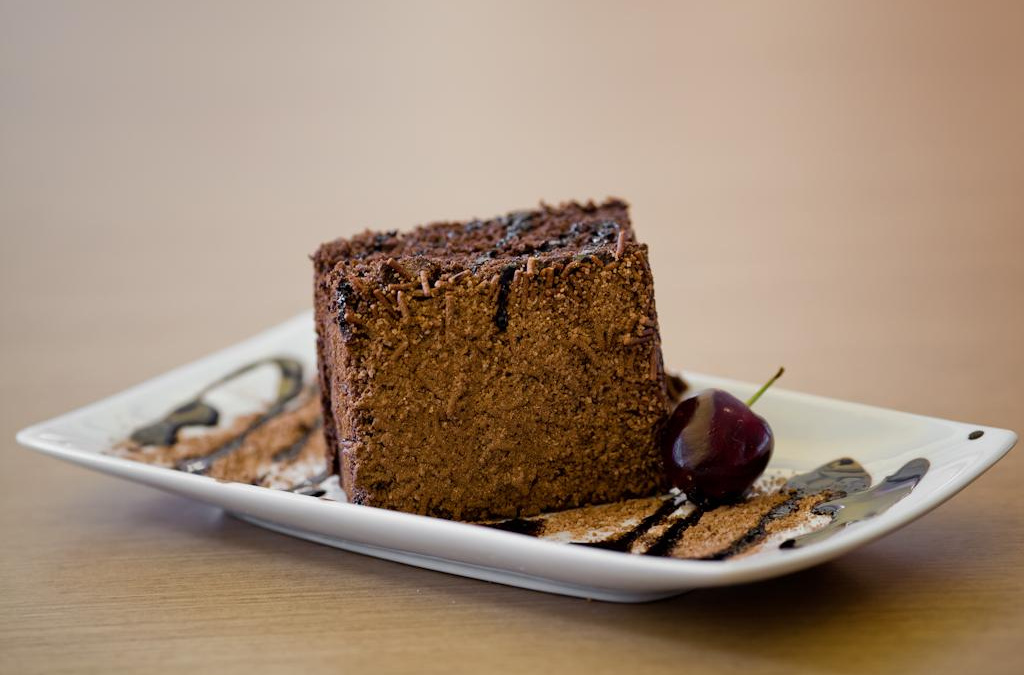 Bolo de chocolate no micro-ondas