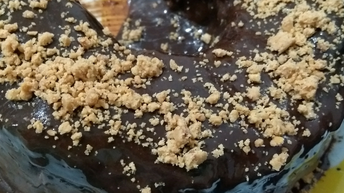 Bolo de cacau 70% de cacau com café