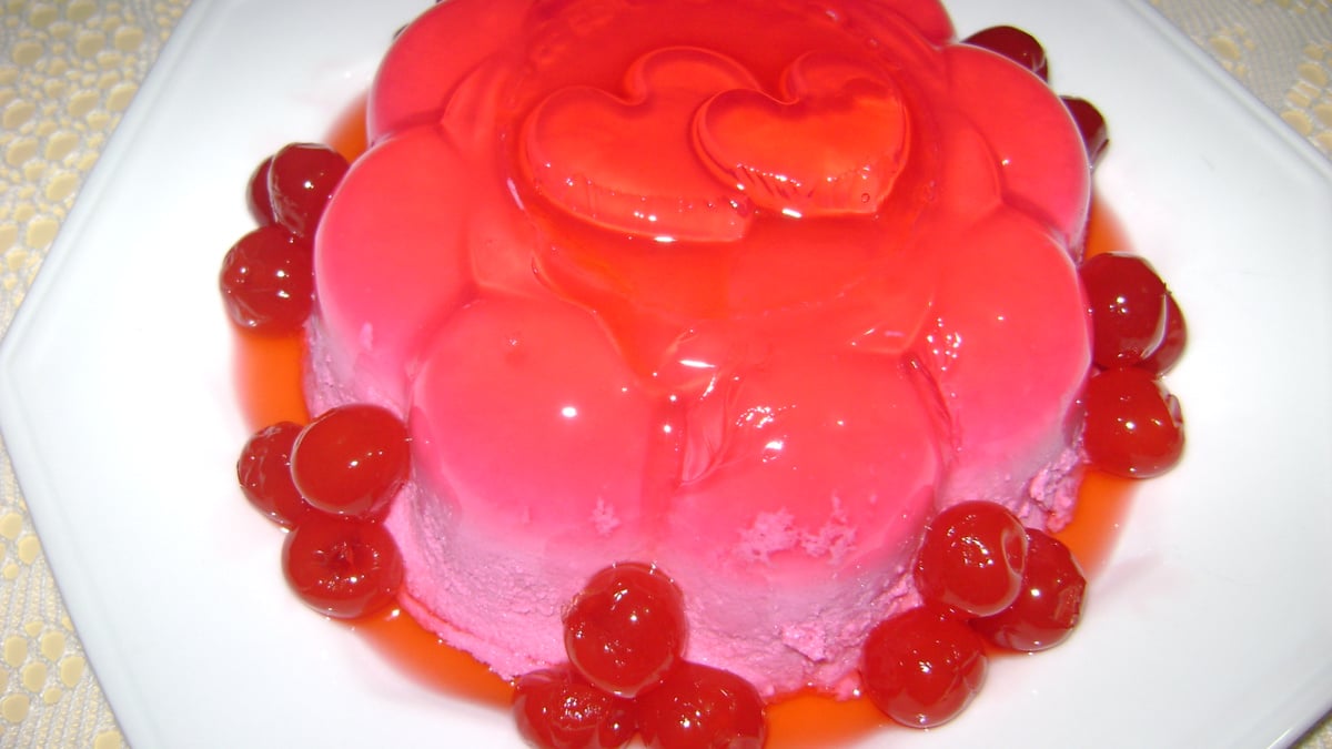 Pudim de cereja