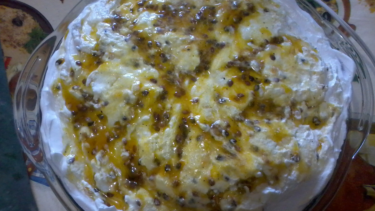 Bolo de chocolate com maracujá