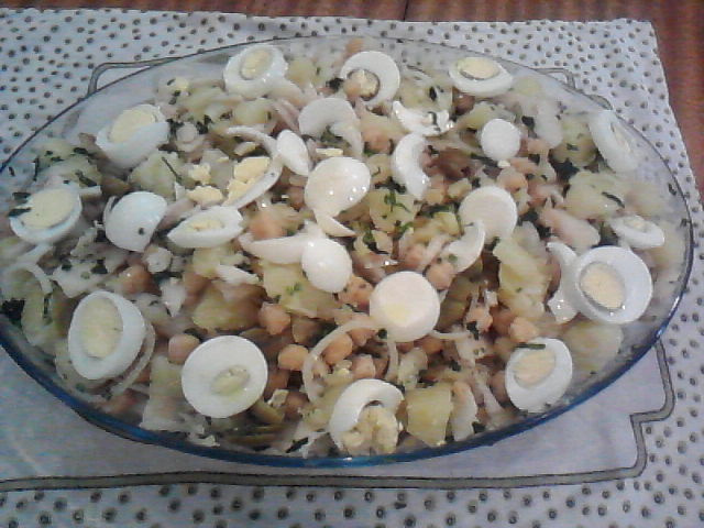 Salada de bacalhau