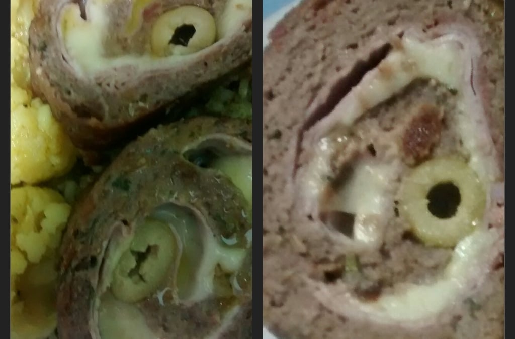Rocambole de carne moída