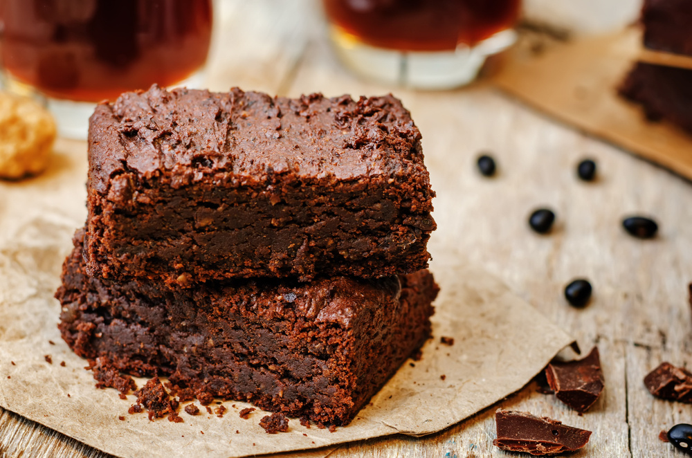 Brownie de feijão preto - sem glúten