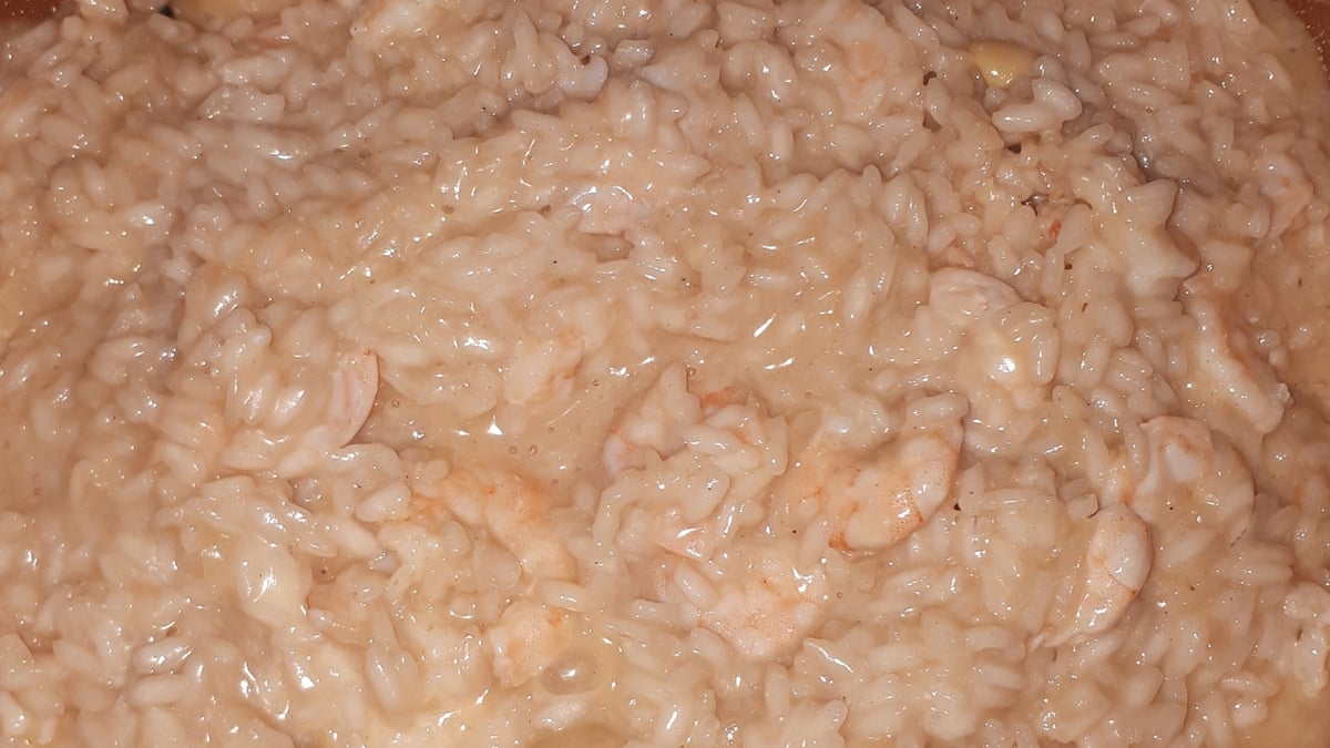 Risoto de camarão do Raul