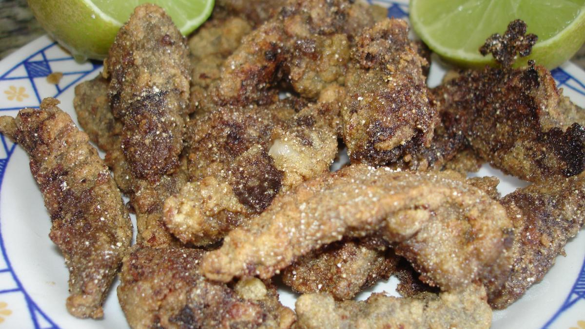 RECEITA FÁCIL DE FÍGADO FRITO, SEQUINHO E CROCANTE 