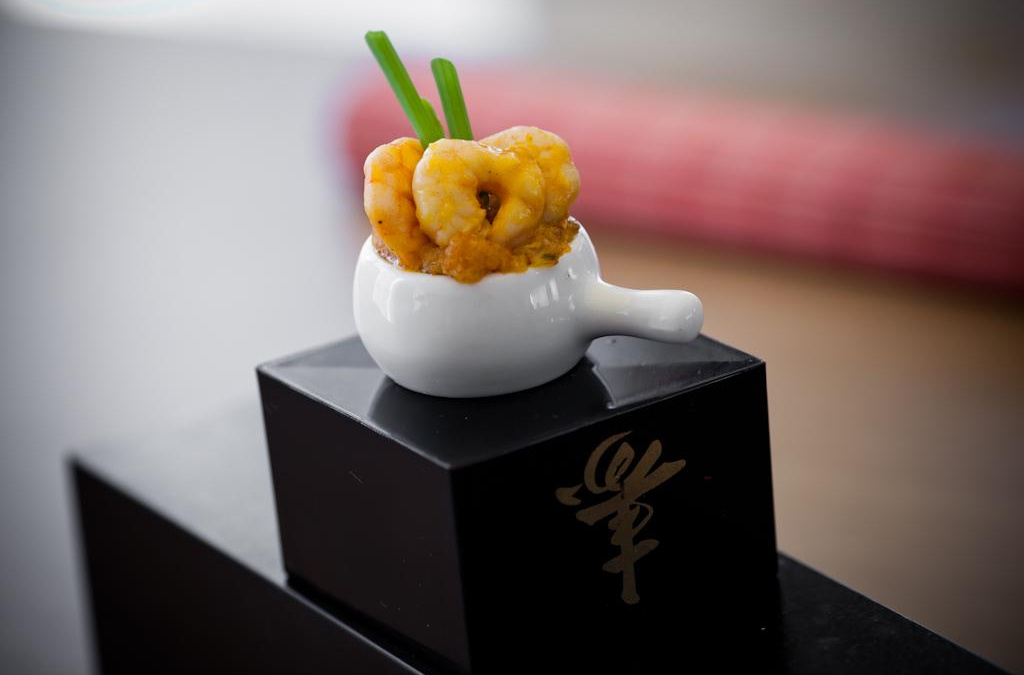 Escondidinho de camarão com kani