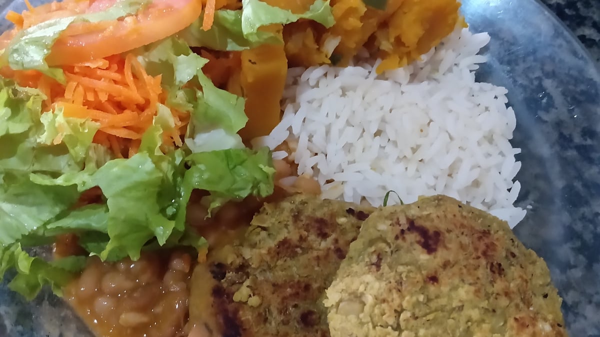 Hambúrguer de lentilha