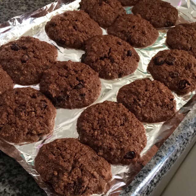 Cookie de aveia e passas