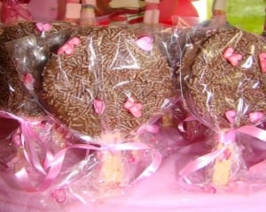 Pirulito de brigadeiro