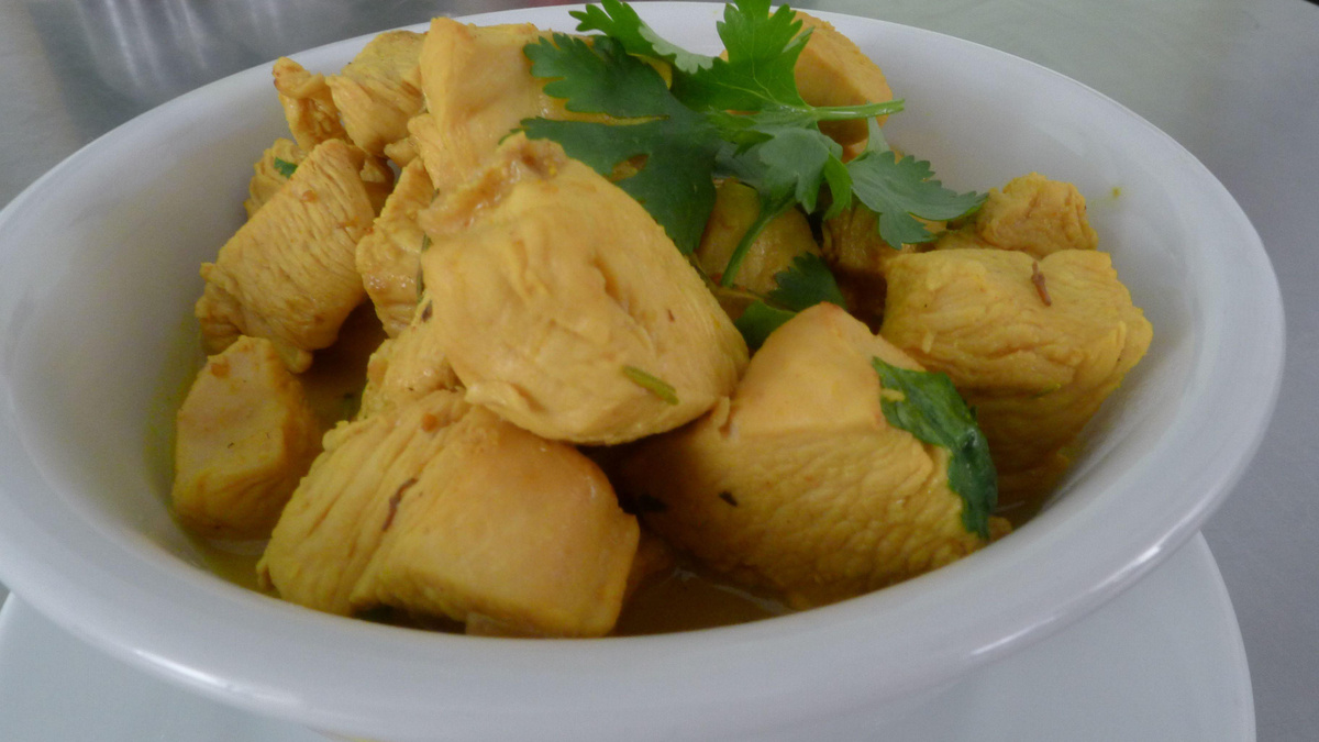 Frango ao curry