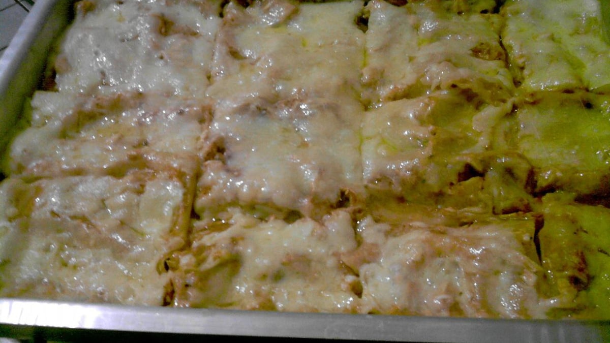 Lasanha de frango cremosa
