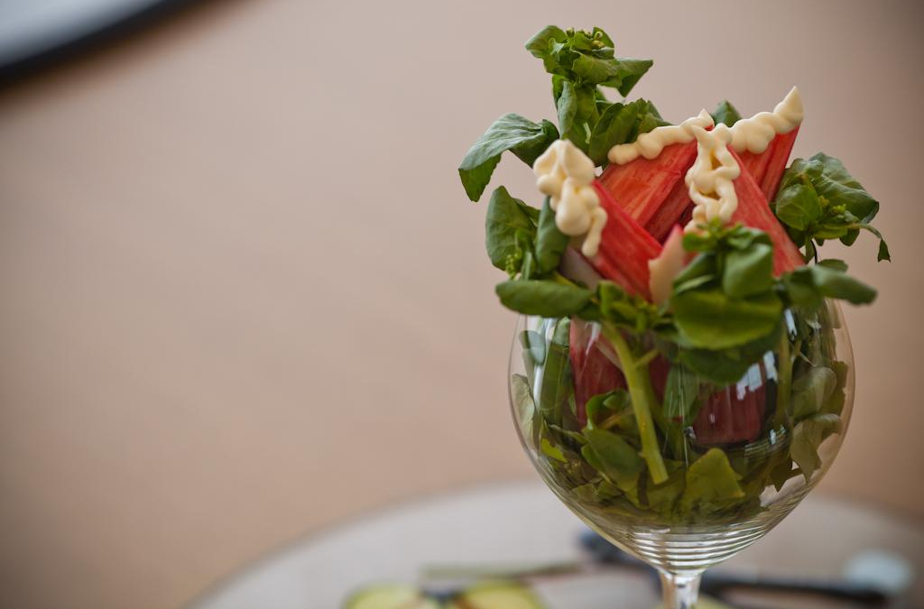 Salada Verde com Kani - Kama