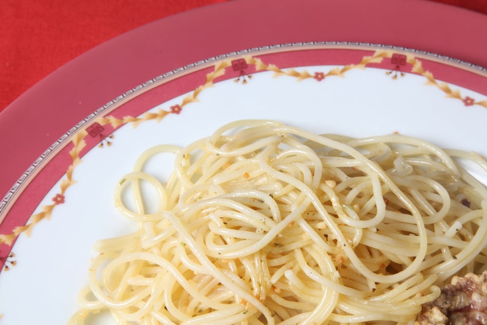 Macarrão na manteiga
