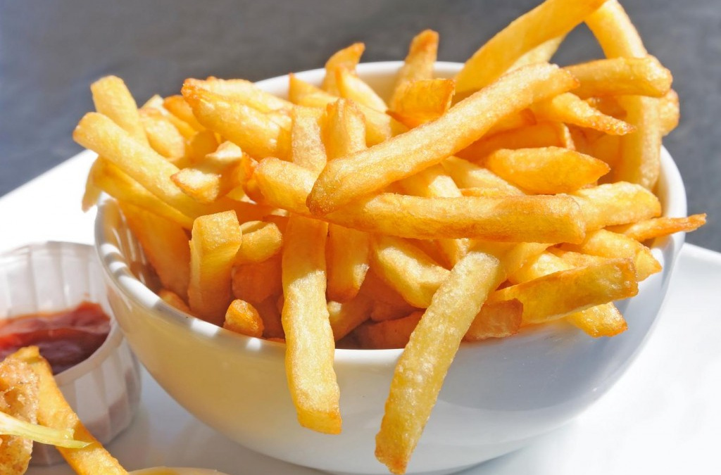 Batata frita na panela de pressão