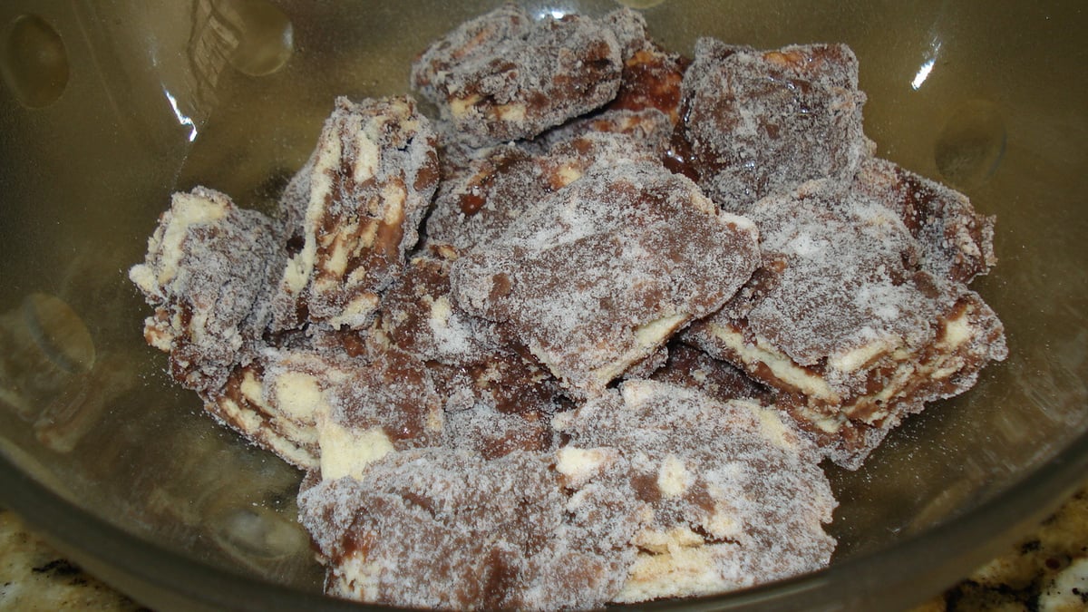 Brigadeiro com biscoito
