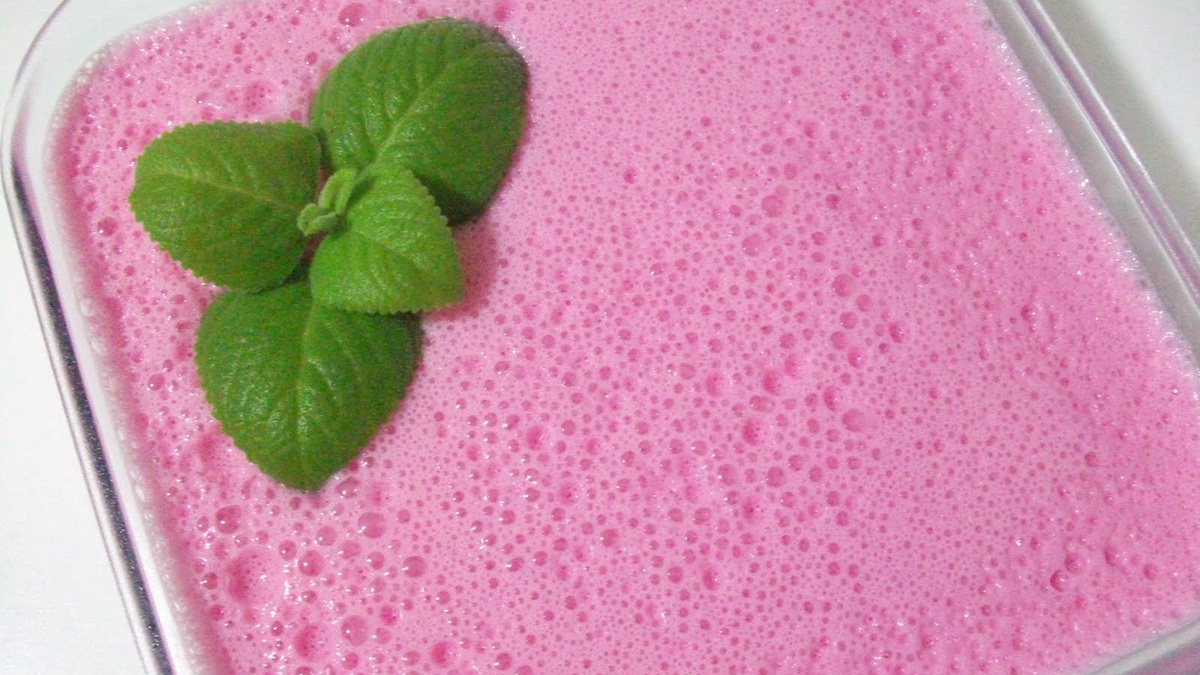 Gelatina com espuma