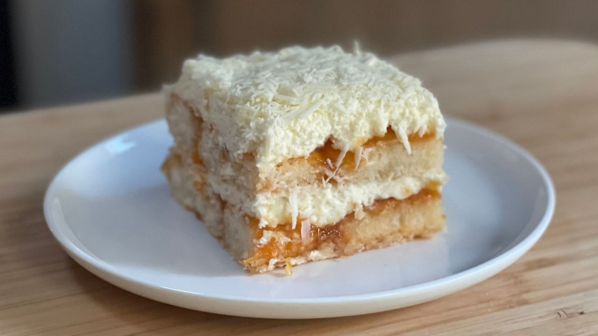Torta de biscoito champanhe